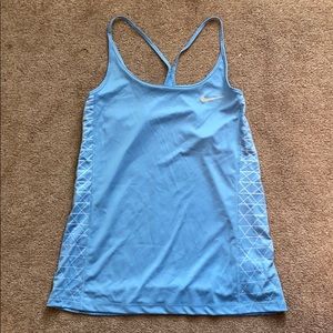 Blue Nike Workout top